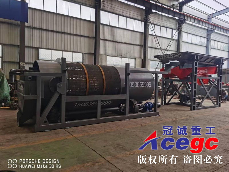 固定式滾筒篩選寶石設(shè)備